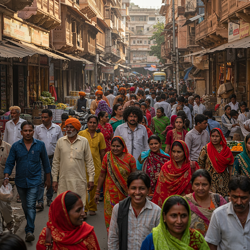 Indien: Ein Gigant erwacht – Die faszinierende Bevölkerungsentwicklung des bevölkerungsreichsten Landes der Welt